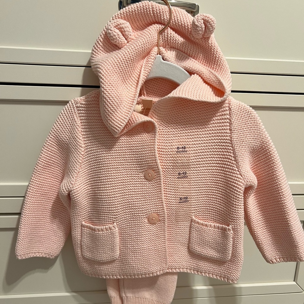 New Baby Gap Knit Set 6-12 month